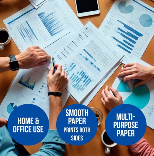 A4 White 80gsm Paper - 5 Reams (2500 Sheets) - Office, Printer & Copier Paper - Picture 5 of 8
