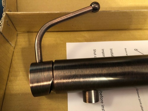 Signature Hardware Wandhalterung WC Wasserhahn Einzelhebel RD-09712-ORB - Bild 5 von 10