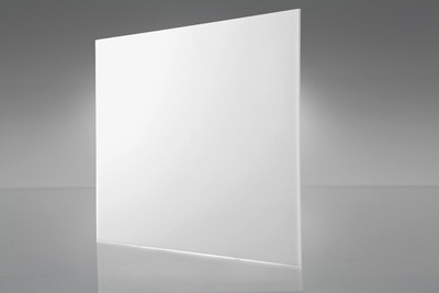 Light White Transparent Acrylic Plexiglass sheet 1/8'' x 3'' x 3'' (#2067)(4-pack)