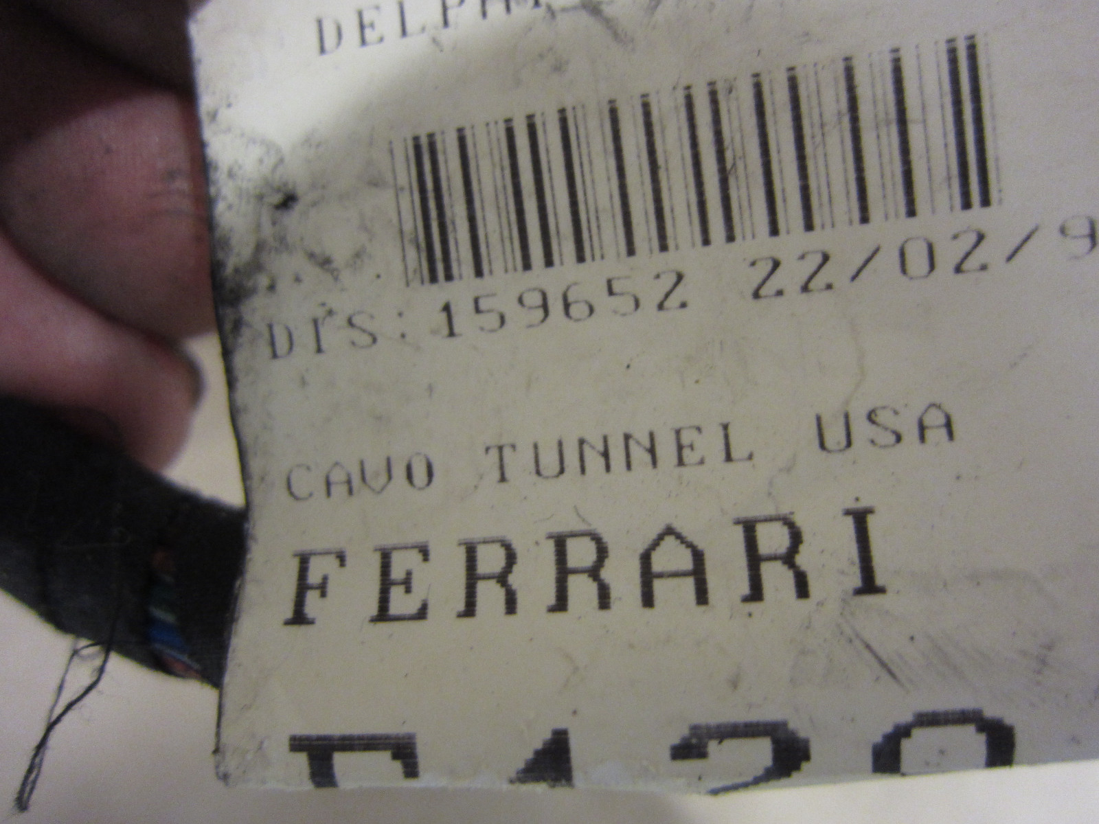 Ferrari 355 - Tunnel Console Connection Cables - P/N 159652