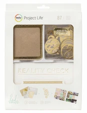 Project Life KRAFT AND FOIL Kit~Heidi Swapp~Cute Cards!~87 pieces~Fast Ship! 