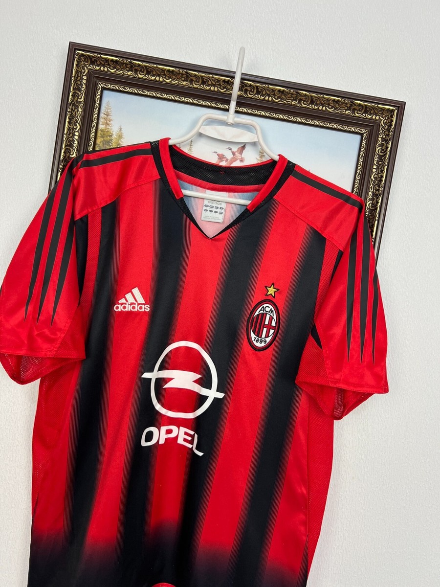 AC Milan Home football shirt 2004 Soccer Adidas Maglia Mens Jersey