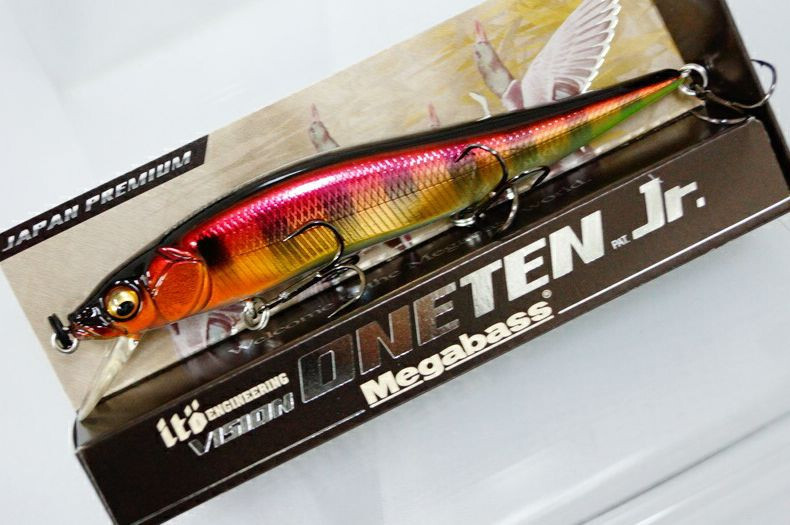 Megabass VISION ONETEN Jr Parte 2 - Crankbait Usato Come Nuovo Per Bass, Persico E Trota