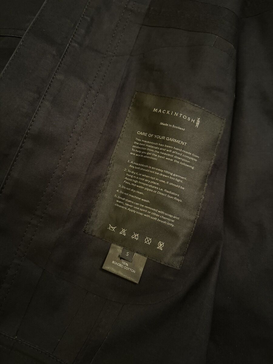 Kiko Kostadinov Mackintosh 0002 Bonded Cropped Jacket Black Kiko Kostadinov Mackintosh 0002 Bonded Cropped Jacket Black
