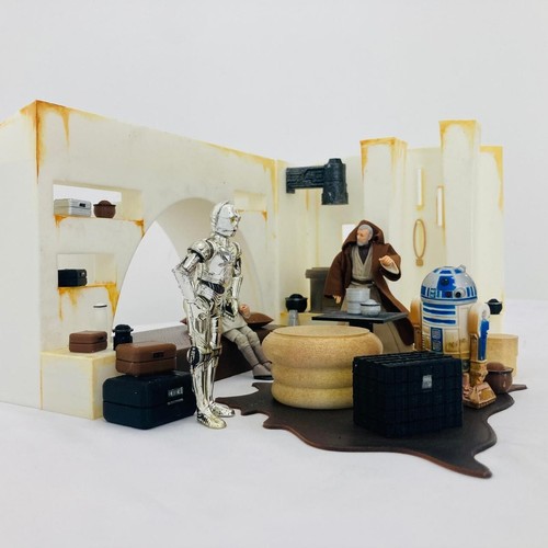 CUSTOM Obi-Wan Kenobi's Hut Diorama for 3.75 IN (1:18) FIGURE - Picture 12 of 15