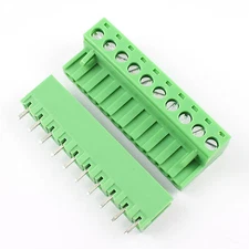 5Pcs 5.08mm Pitch 10 pin 10 way Screw Pluggable Terminal Block Plug Connector L