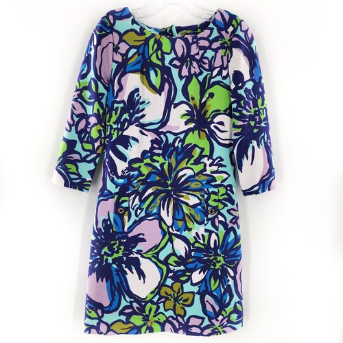 LILLY PULITZER Charlene Dress Spectrum Blu Catwalk Zip $188 Size S - Picture 3 of 7