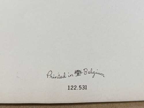 Tarjeta de felicitación de avión a reacción de correo aéreo de Navidad de la década de 1960 de colección - Imagen 7 de 10