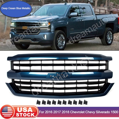 LTZ High Country Style Front Bumper Grille For 16-2018 Chevrolet Silverado 1500 - Picture 70 of 87