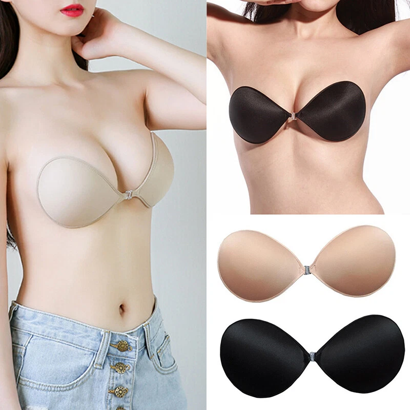 Invisible silicone push up bra deals