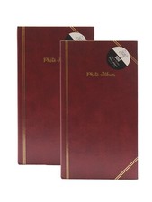 2 x RED Photo Album 6"x4" Slip