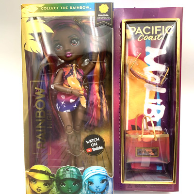 MGA Rainbow High Phaedra Fashion Doll Westward Pacific Coast Sunset (Purple) 