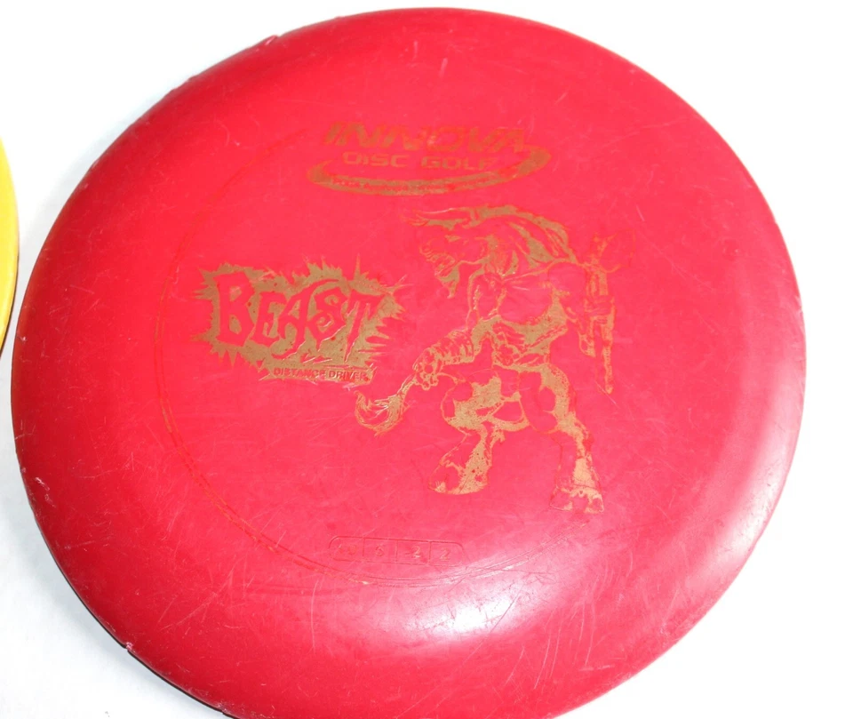 9 Disc's Disc Golf 5 Innova  4 Misc. Aquarius Albatross Fun & Sun Claymore Gold - Image 2 of 4