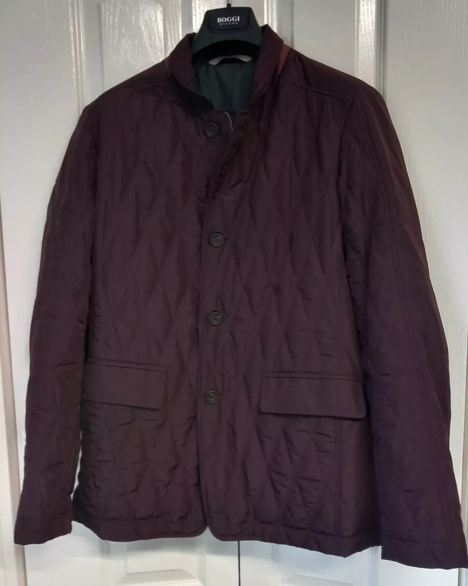 Plum outlet quilted jacket