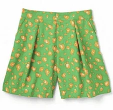 Tabitha Brown x Target Leopard Print Shorts - NWT Size Large Linen Blend