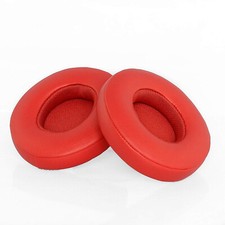 2pc Red Replacement Ear Pad Soft Cushion Cover For Dr Dre Beats Solo 2.0 Headset