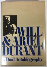 SIGNED 1st EDITION! A Dual Autobiography by Will Durant & Ariel Durant 1977 HCDJ