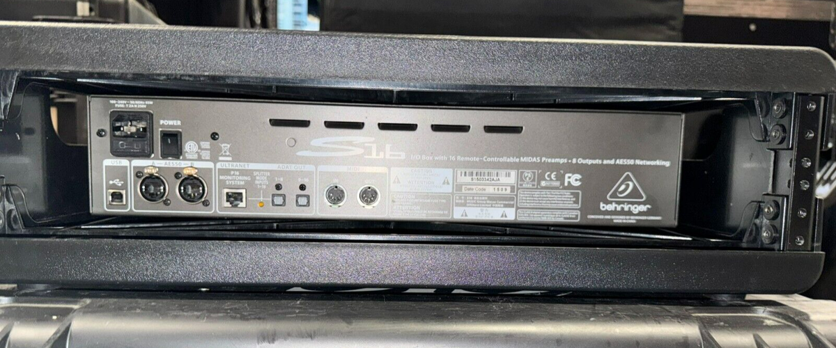 Behringer S16 16-input / 8-output Digital Stage Box | eBay Behringer S16 16-input / 8-output Digital Stage Box | eBay