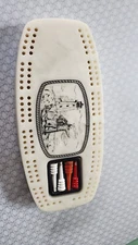 Estate SALE - CRIBBAGE BOARD white composite light house picture