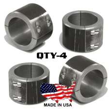 4 - Steel Universal Weld On Bar Clamp 1-3/4" Roll Cage Fabrication Mount 4 Bolt 
