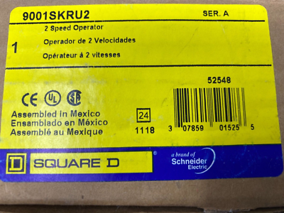 SQUARE D 9001SKRU2 SER. E 240V 15A NSNP - MRO Global Solutions SQUARE D 9001SKRU2 SER. E 240V 15A NSNP - MRO Global Solutions