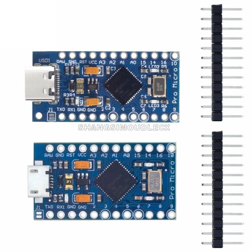 1PCS MICRO / TYPE-C USB ATMEGA32U4 5V 16MHz Board For Arduino Replace Pro Mini