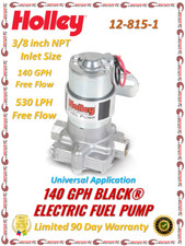 Holley 140 Gph Electric Fuel Pump Streetstrip Carbureted Applications 12-815-1