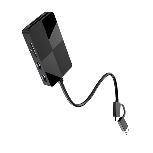 8-IN-1 USB Type-C USB Memory Card Reader Adapter for SD TF MS CF XD Memory Card - Picture 4 of 15