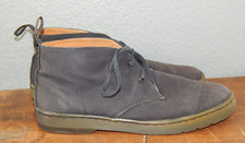 Dr Martens Mayport Boots men's size 12 Chukka Black Desert Overdyed Canvas 2-Eye