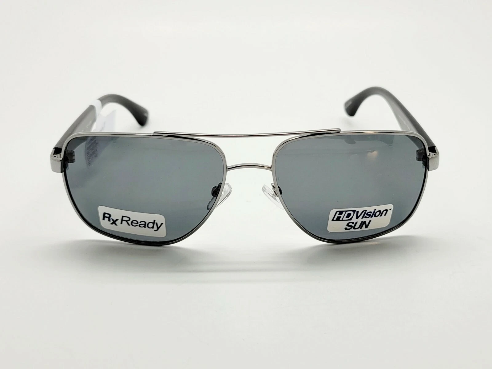 1 Unit New HD Vision Sun Aventura Gunmetal Black Sunglasses 60 17 140 #542