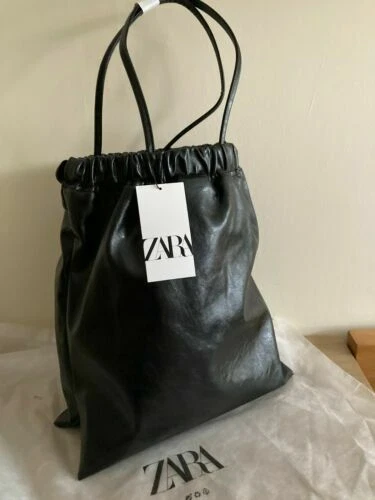 Zara Black Tote Bags for Women