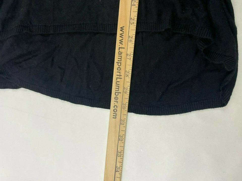 Suéter Simply Noelle para mujer talla XS negro manga larga pulóver de gran tamaño Foto 4 de 4