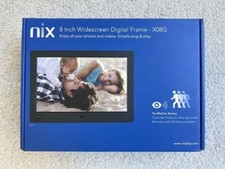Nix Advance 8 inch Widescreen Digital Photo and HD Video Frame - X08G
