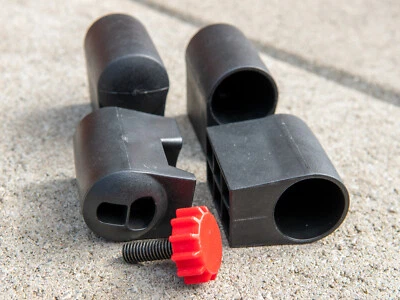 MWH Tisch Fußkappen Set / D= 28 mm /3x Bodengleiter + 1x Verstellgleiter 875048