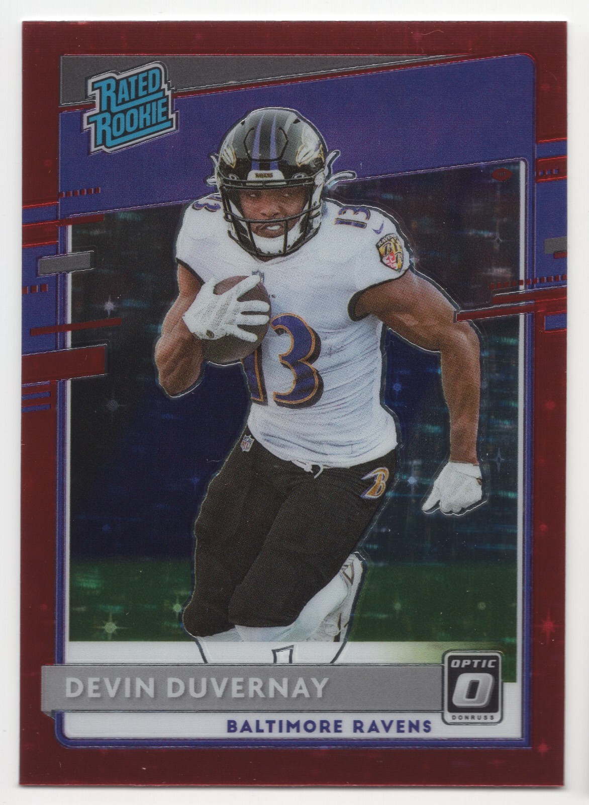 Devin Duvernay Panini Donruss Optic #179 Red Star
