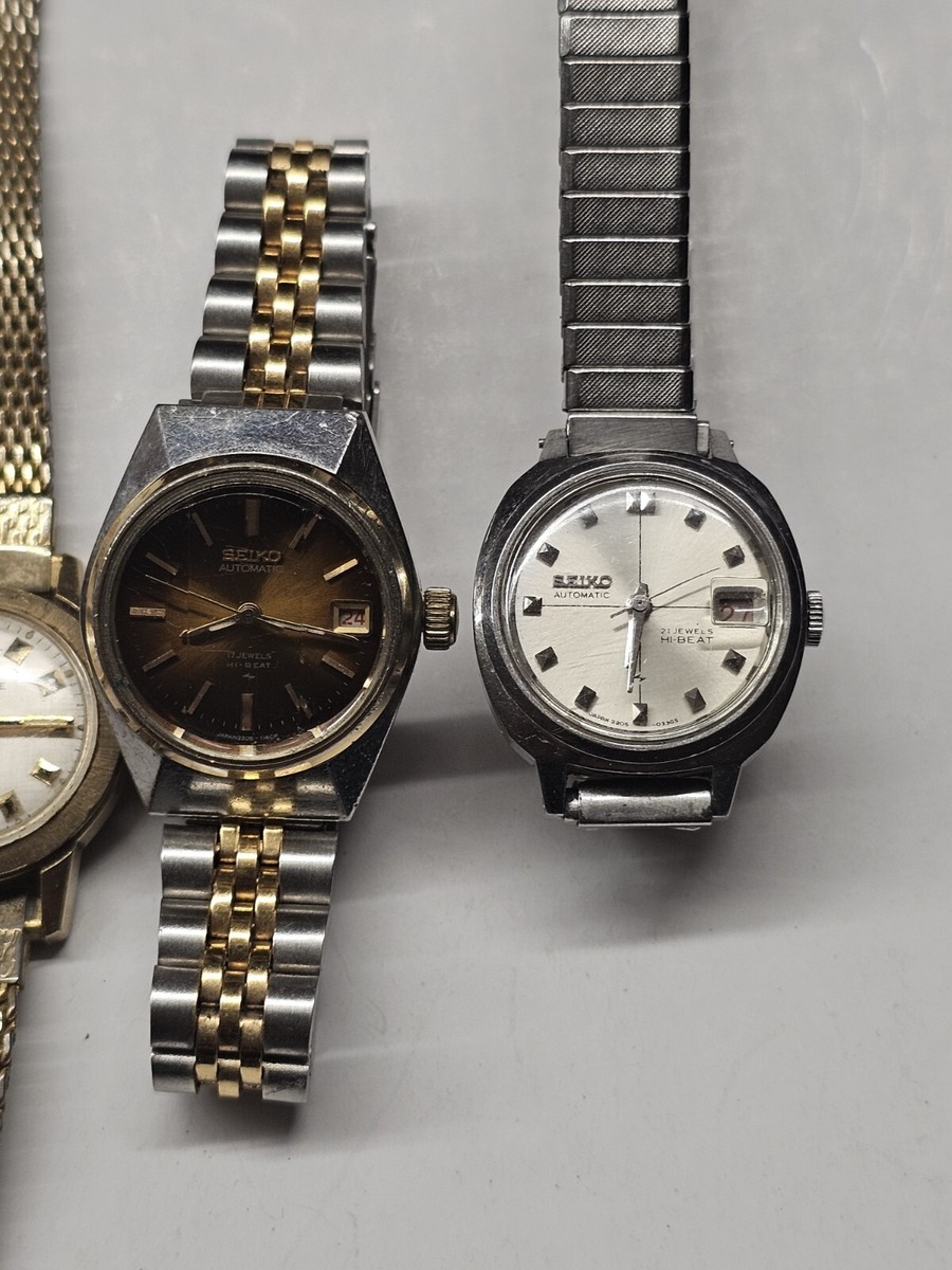 SEIKO 21JEWELSレディースウォッチ Vtg Ladies Watches Lot Seiko 21 Jewel Hi-Beat Automatic,Waltham