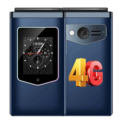 HAMTOD T8 4G FLIP Phone Quad-Core 2.8