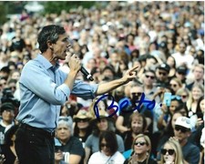 BETO O'ROURKE SIGNED 8x10 PHOTO w/COA ROBERT 2020 PRESIDENT CANDIDATE DEMOCRAT