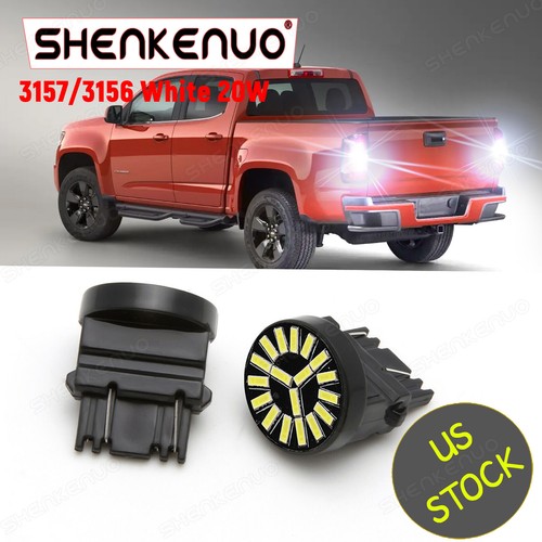 3057 3157 LED Backup Reverse Light Bulbs 2pcs Red For Chevy Colorado 2004-2012 - Bild 5 von 31