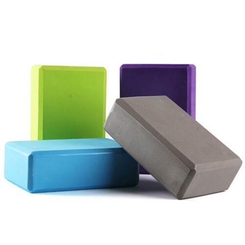 SALE! 1pc Yoga Block EVA Foam Fitness Brick Pilates Tool Gym Workout Stretching - Picture 1 of 14