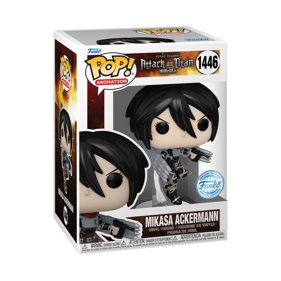 Funko Pop! Attack on Titan - Mikasa Ackerman Metallic Pop Vinyl - ETA 30/6