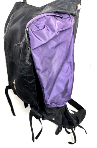 Vintage Coleman Peak 1 Backpack External Frame Hiking Purple Hip Belt - Picture 8 of 15