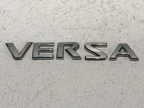 07-12 NISSAN VERSA REAR TRUNK LID CHROME EMBLEM BADGE LOGO SYMBOL OEM