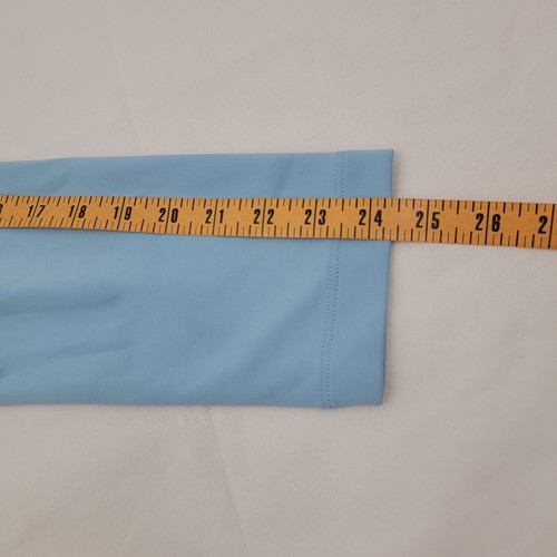 TWILLORY Herren Henley Shirt Gr. M Himmelblau Athleisure Preppy Performance Golf Arbeit - Bild 10 von 12