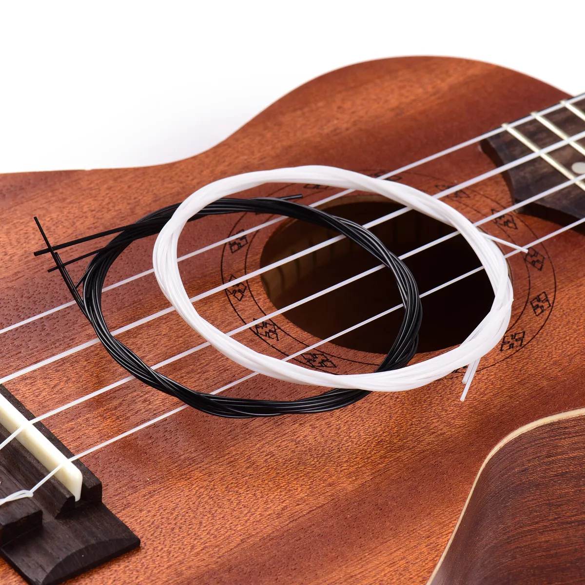4pcs set Nylon Ukulele Ukelele Uke Strings for 21 Inch Soprano 23 Inch Q2K9