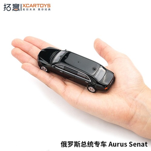 Modellino auto in lega Xcartoys scala 1/64 Aurus Senato presidente russo berlina - Foto 4 di 9