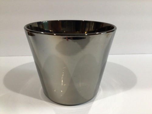 MCM Dorothy Thorpe Barware Set w/Caddy Ice Bucket & Silver Fade Highball Glasses - Picture 9 of 16