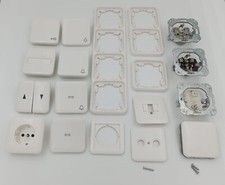 GIRA altes Flächenprogramm reinweiß 68mm *NEU gebraucht* einzeln wählbar # 30 #