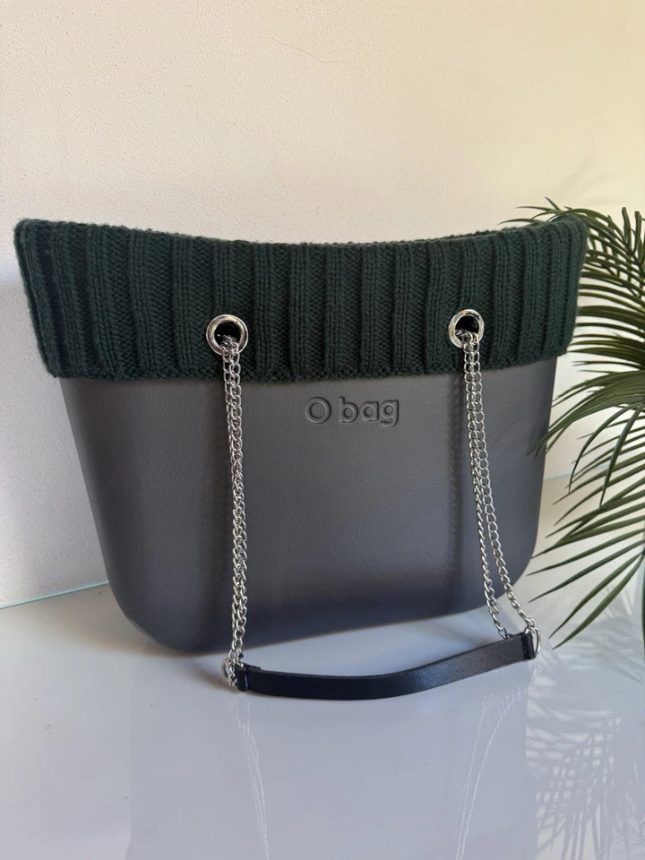 O BAG Borsa Large Completa Con Sacca Interna, 2 Bordi E Manico - Immagine 2 di 4