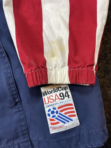 Vintage Adidas 1994 USA Soccer World Cup Jacket L 90s @YY - Picture 2 of 10